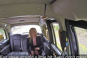 Busty Milf Cheating With Fake Taxi Driver