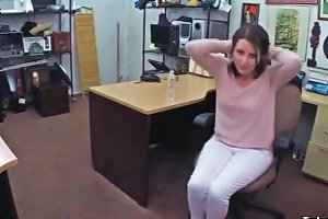 Customers Wife Fucked In The Backroom Of The Pawnshop