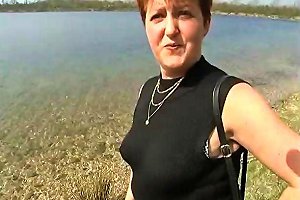 Horny Redhead Mature German